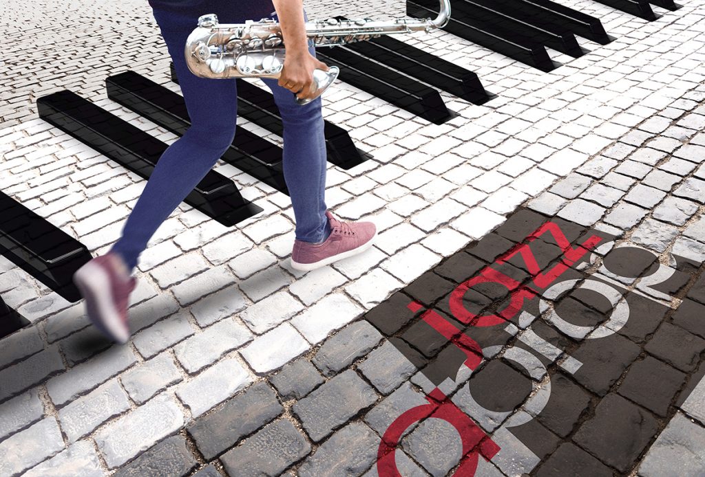 Diseño gráfico para ciclo de jazz