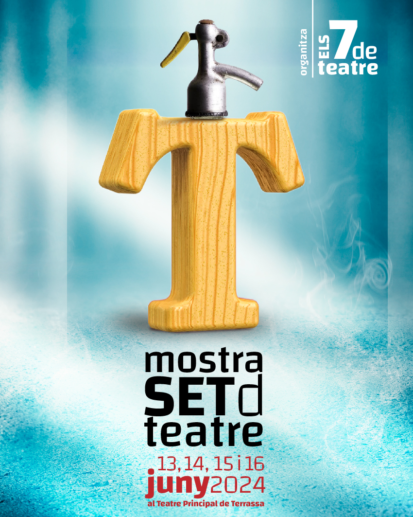 Comunicación gráfica para evento teatral set de teatre 2024